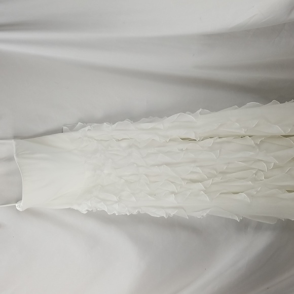 White House Black Market Tiered Waterfall Gown NWT - Picture 1 of 13